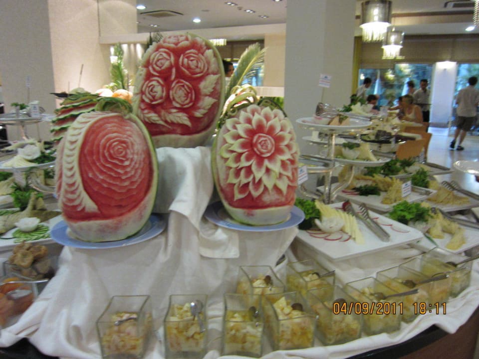 Dekoration im Speisesaal Sunis Evren Beach Resort Hotel & Spa