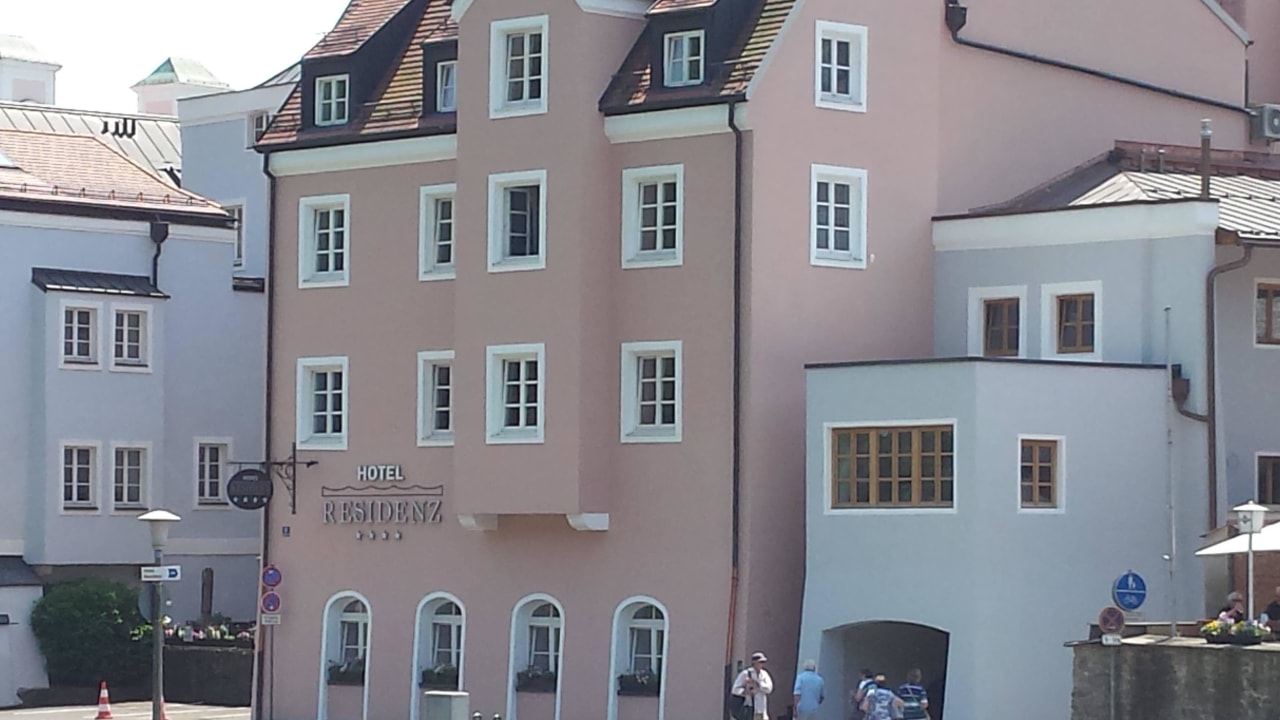 Blick vom Schiff Hotel Residenz Passau