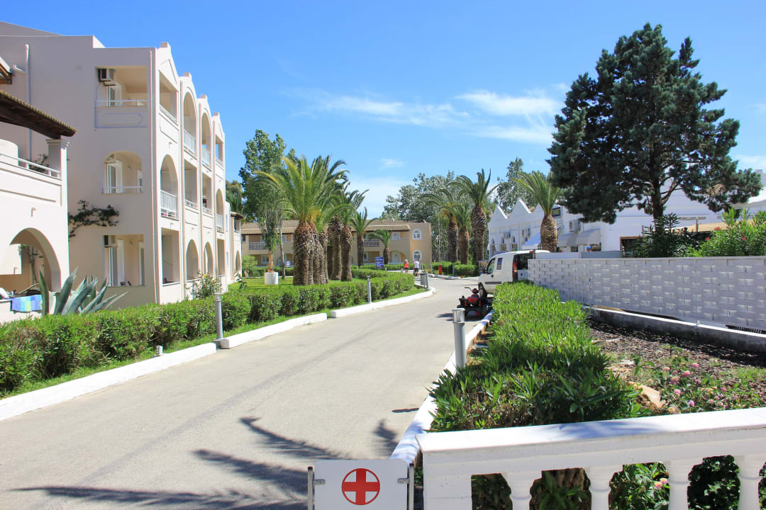Blick von der Lobby Sandy Beach Resort