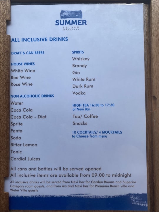 Gastro Summer Island Maldives