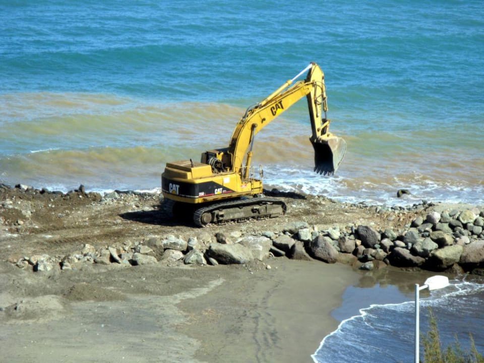 Die aktuelle Baustelle vor dem Hotel Hotel Europalace