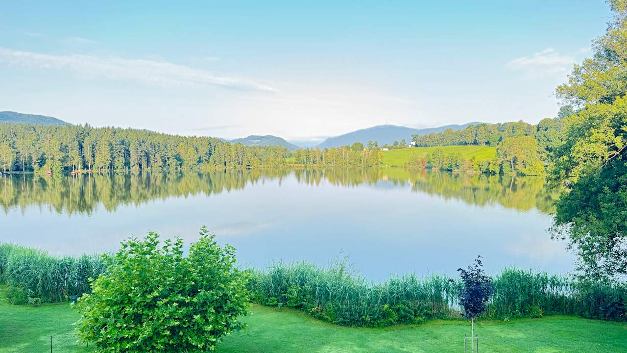 Ausblick Gasthof Camping Maltschacher Seewirt