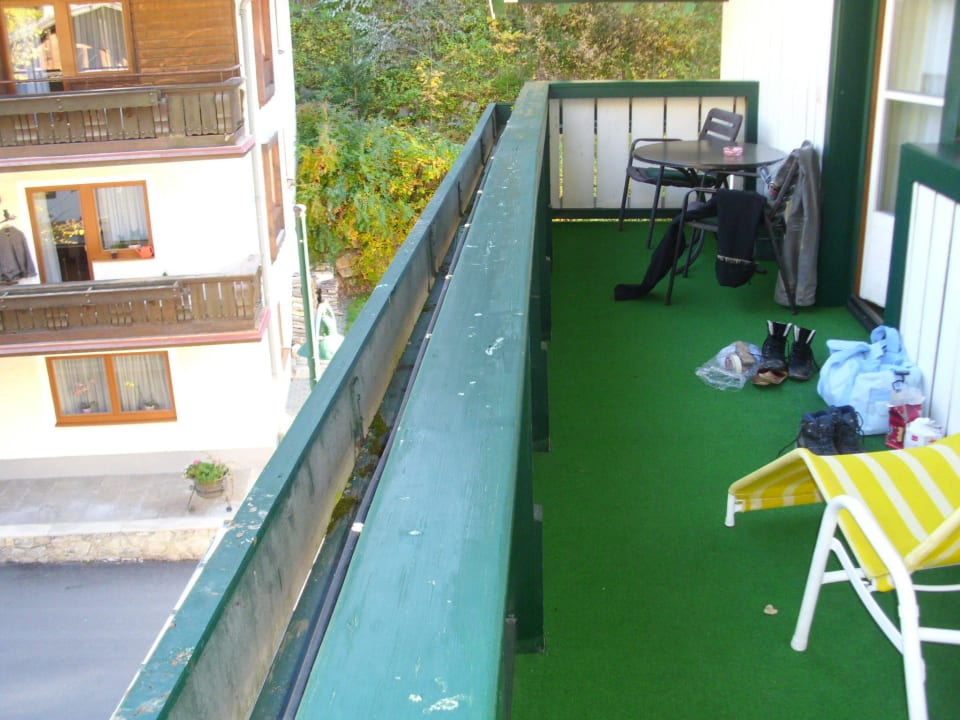 Der Balkon von Zimmer 307 im Stammhaus Hotel Alte Post