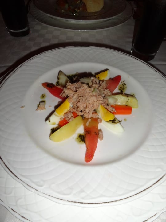 Salat Nicoise franz. Rest. Sol Rio De Luna y Mares