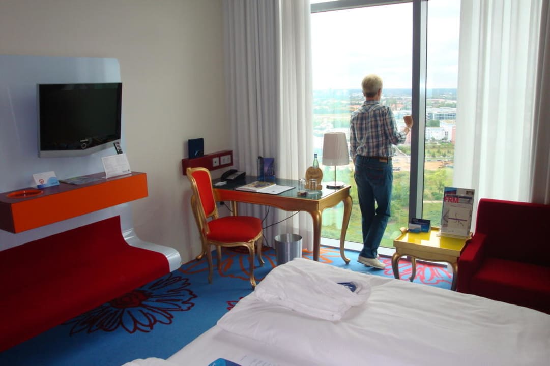 Zimmer in der 17. Etage Radisson Blu Hotel Frankfurt