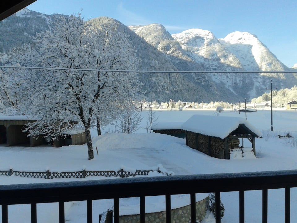 Ausblick von Balkon der Ferienwohnung Landhaus Bergidyll