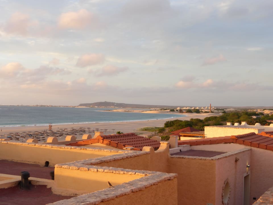 Ausblick von unserer Terrasse aus Occidental Boa Vista Beach