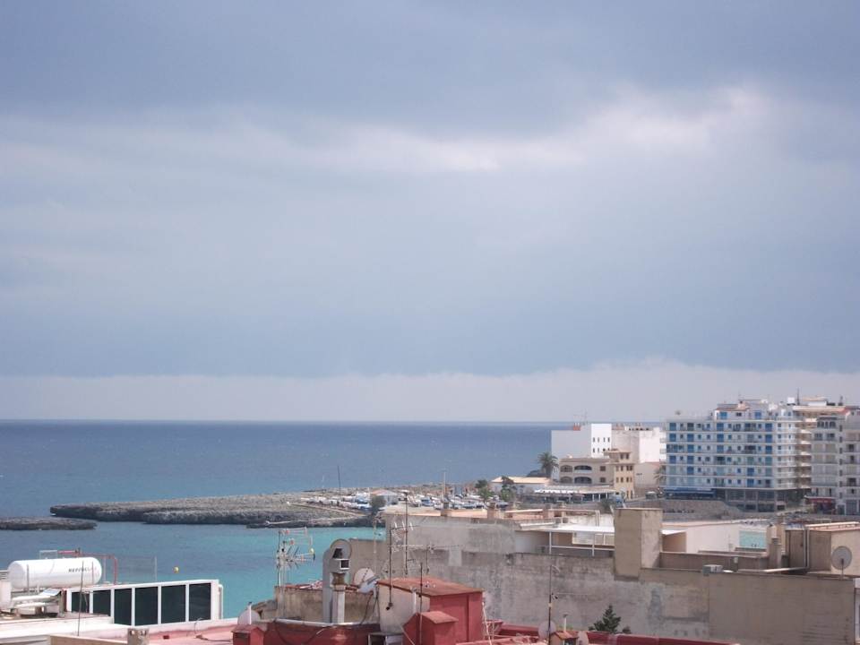 Ausblick vom Balkon aus Bei Juan Playa Blanca