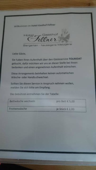 Naja , nicht so schön Hotel-Gasthof-Fellner