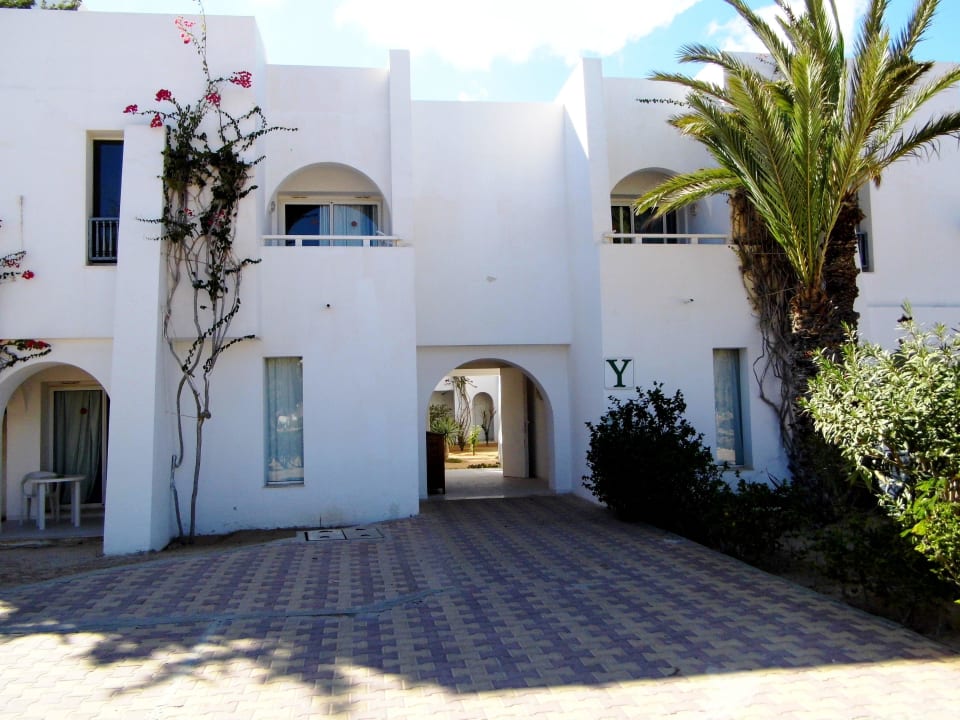 Eingang Bungalow Y Hotel El Mouradi Djerba Menzel