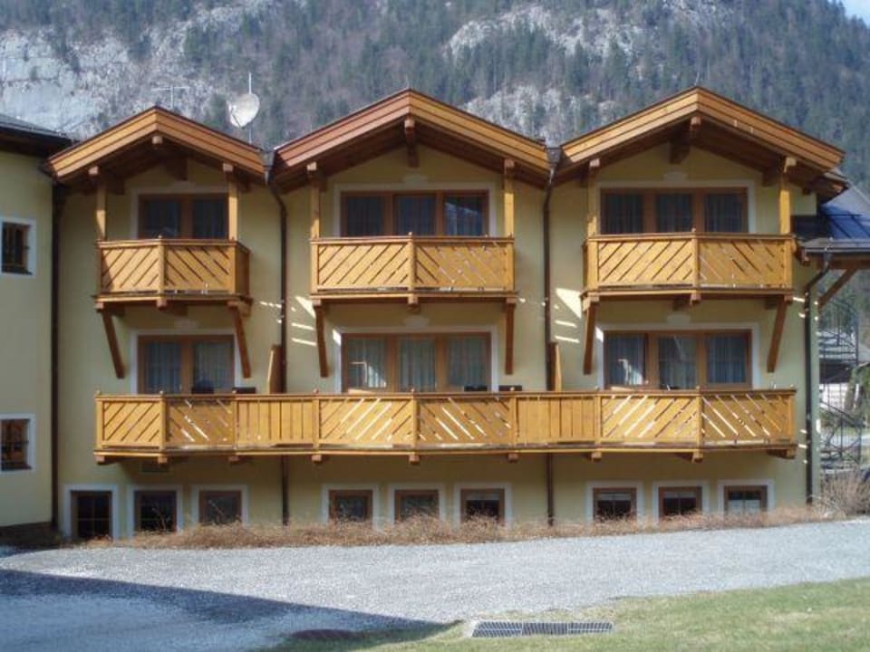 Außenansicht der Vitalzimmer Hotel Vitaloase zu den drei Brüdern