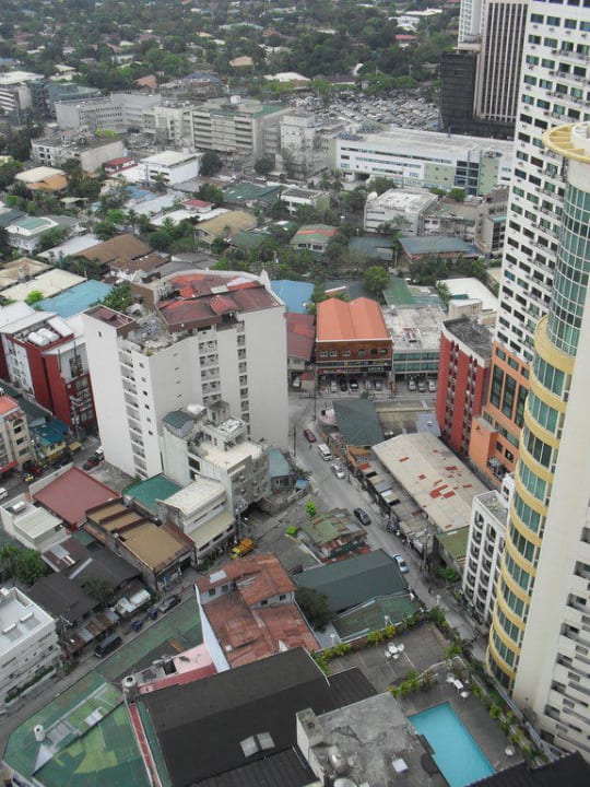 Blick von der Dachterrasse Makati Towers Makati Prime Tower Suites