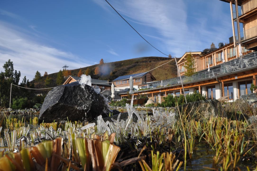 Eiszauber am Teich Mountain Resort Feuerberg