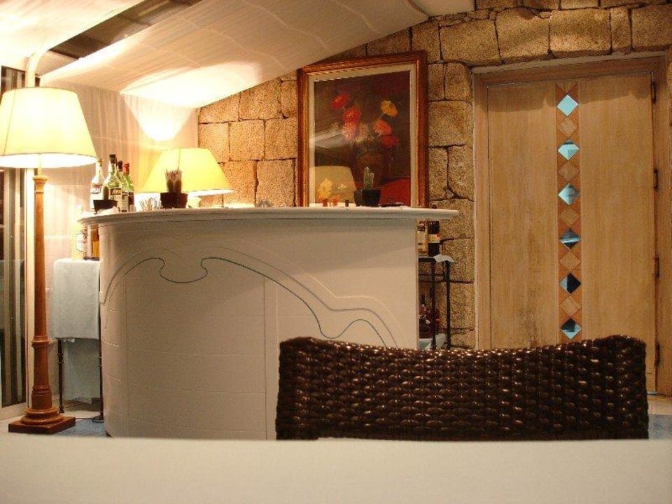 Getränkeausgabe im Restaurant Hotel Grand Relais dei Nuraghi