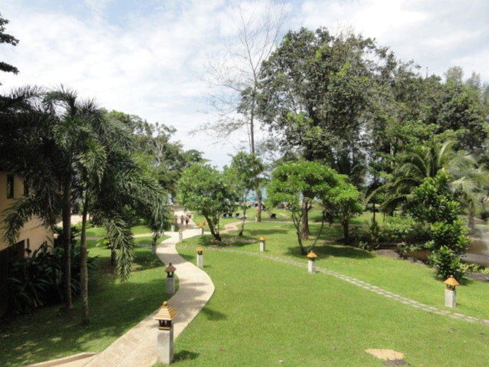 Blick in den Garten  Khao Lak Merlin Resort