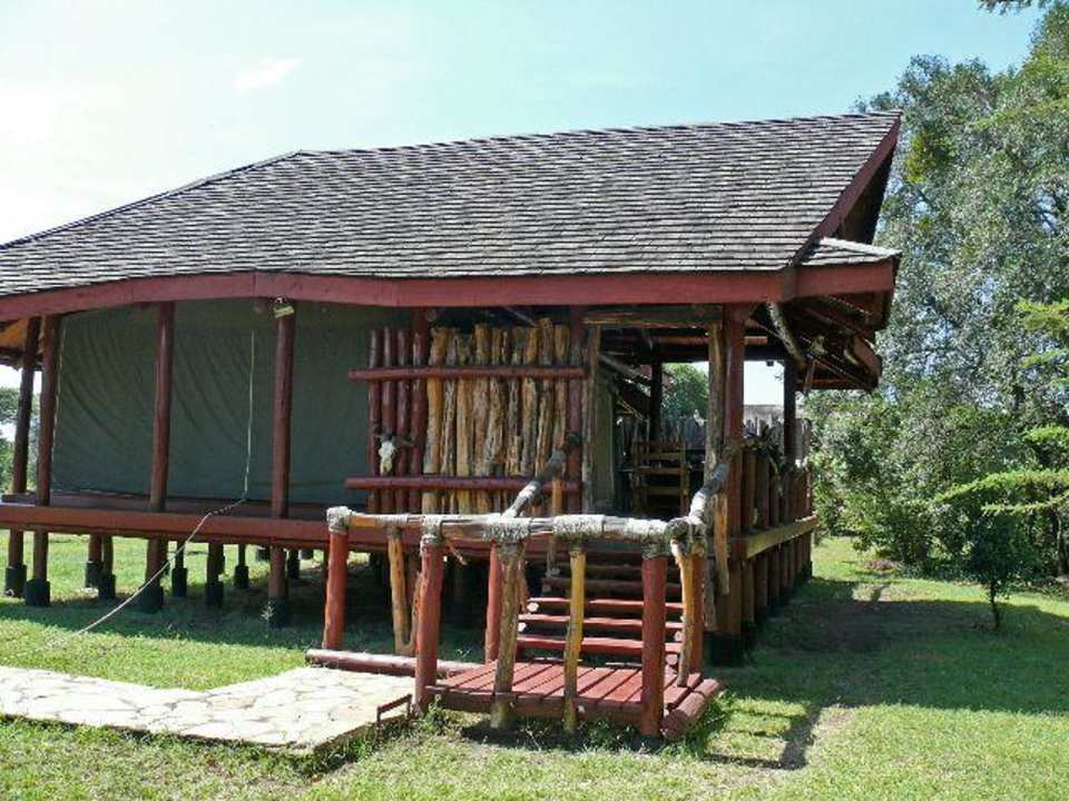 Eingang zum Zelt Royal Mara Safari Lodge