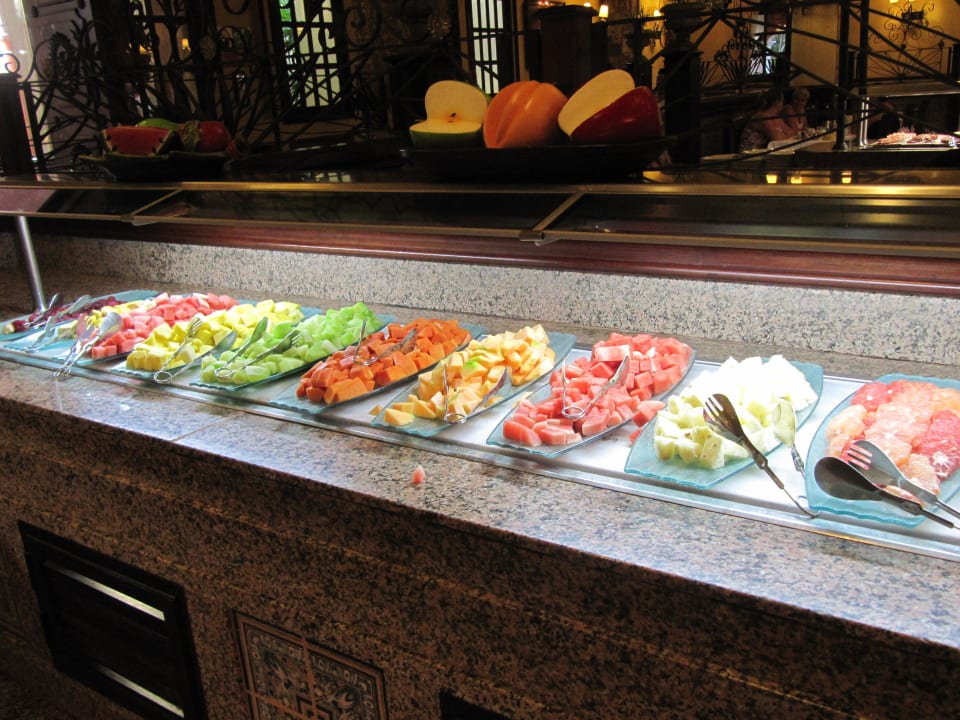 Obstauswahl beim Frühstück Hotel Riu Tequila