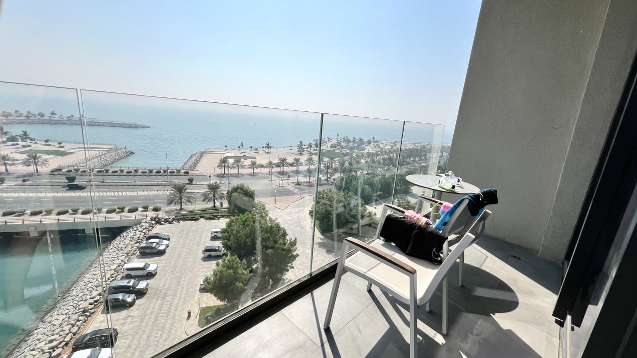 Ausblick Mövenpick Resort Al Marjan Island