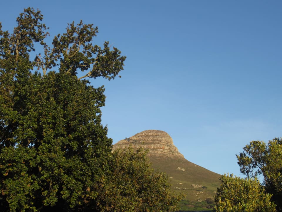 Blick vom Frühstückbereich auf den Lions Head Four Rosmead Boutique Guesthouse
