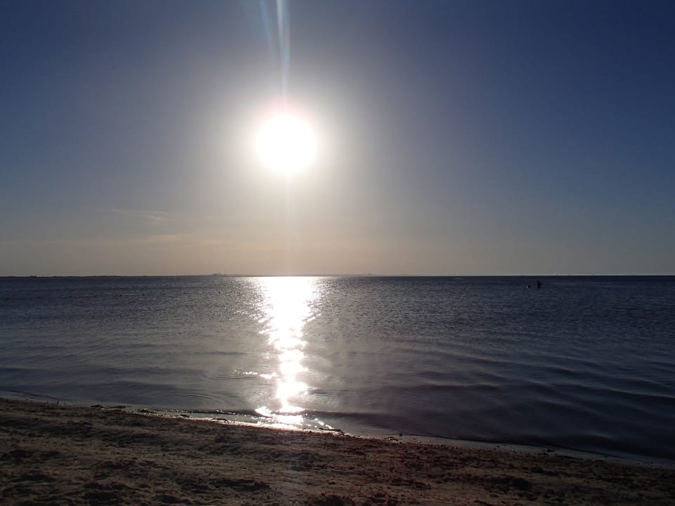 Sonnennuntergang Strand Hotel Rosa Beach