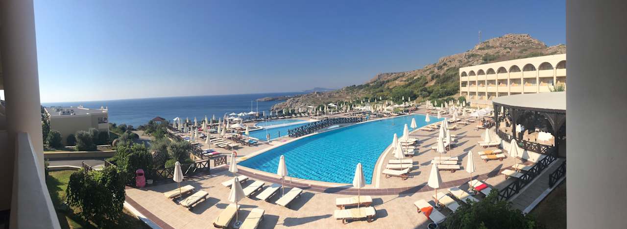 Ausblick Hotel Kalithea Horizon Royal
