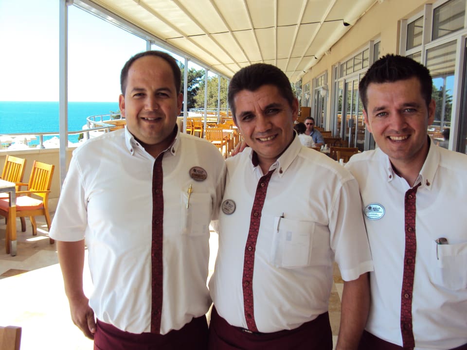 Unsere netten Kellner Ramazan und Halis Melas Resort Hotel