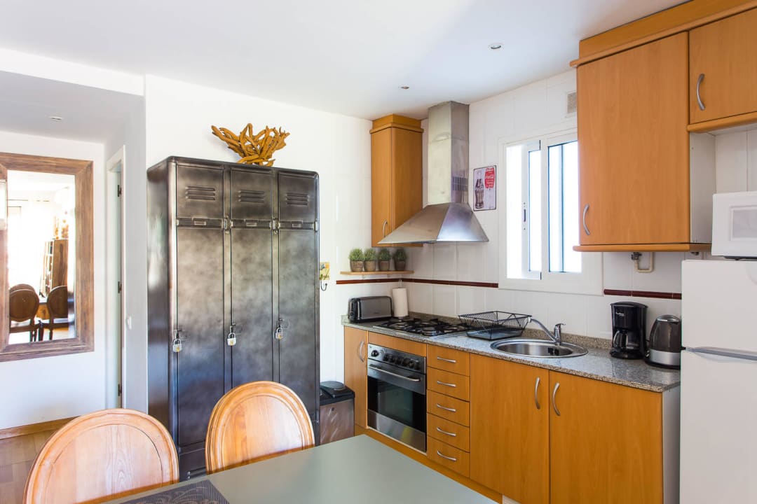 Küche Apartment Atico de Dos Olivos