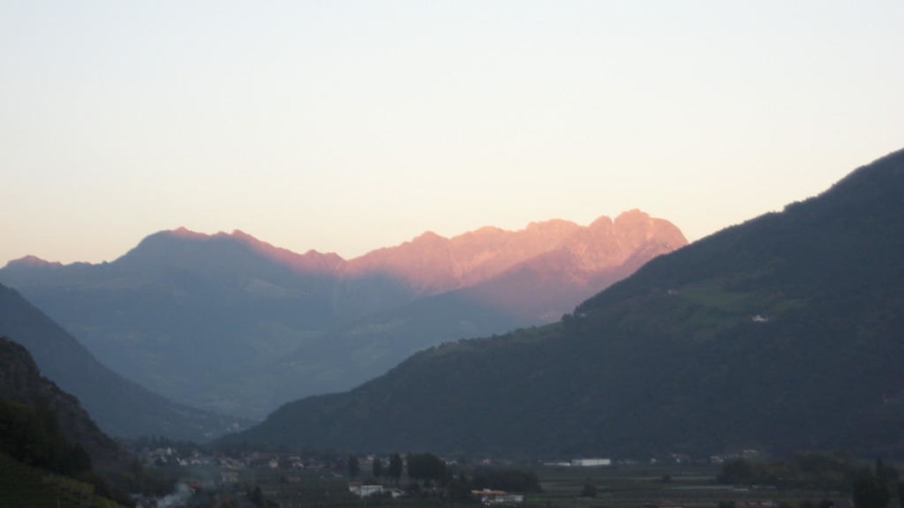 Sonnenaufgang Oberbrunnhof Ferienwohnungen