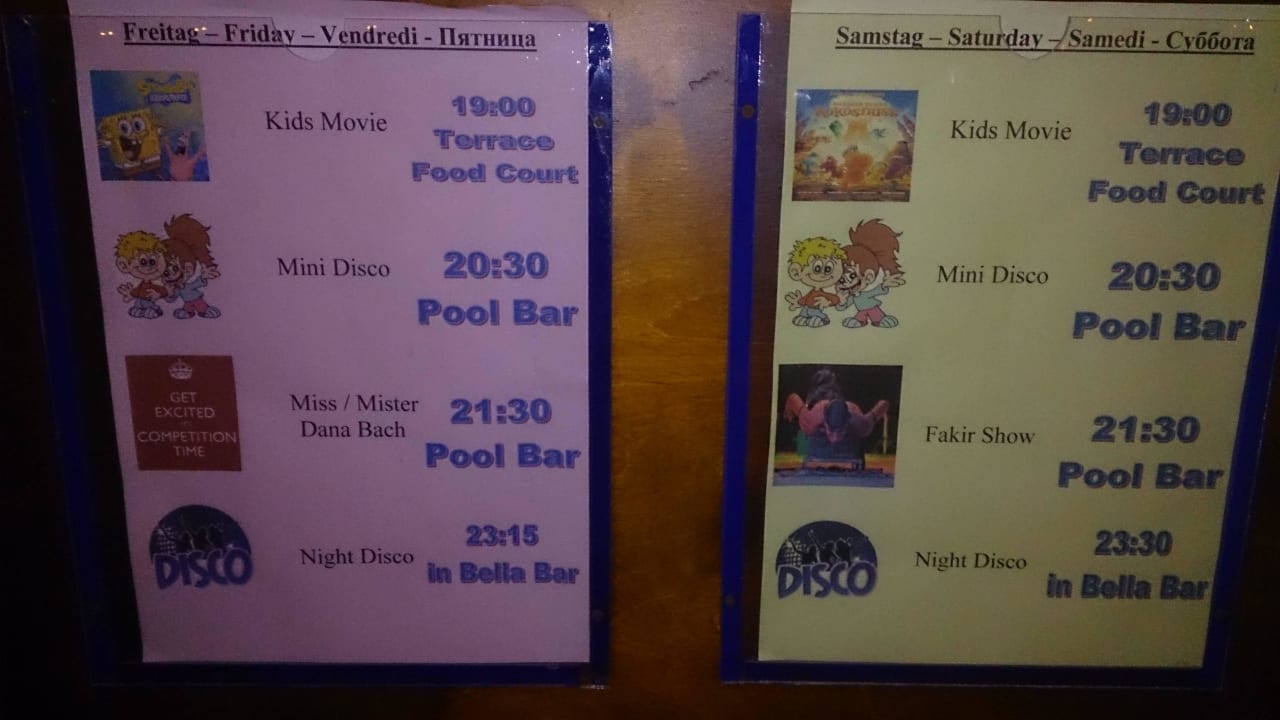 Programm Pickalbatros Dana Beach Resort - Hurghada