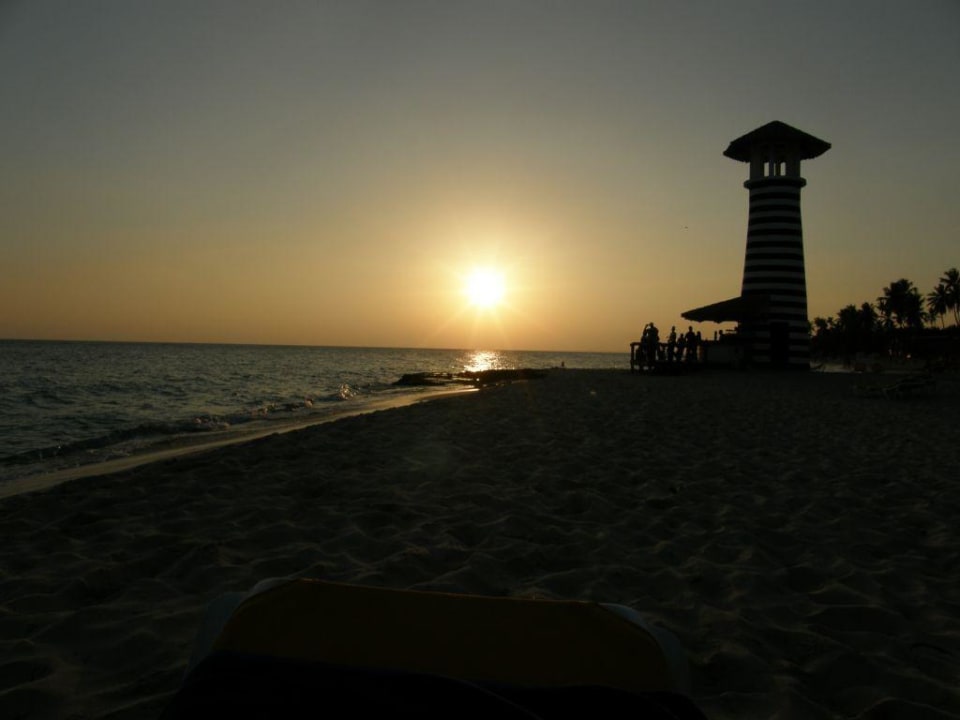Sonnenuntergang am Hotelstrand Iberostar Selection Hacienda Dominicus