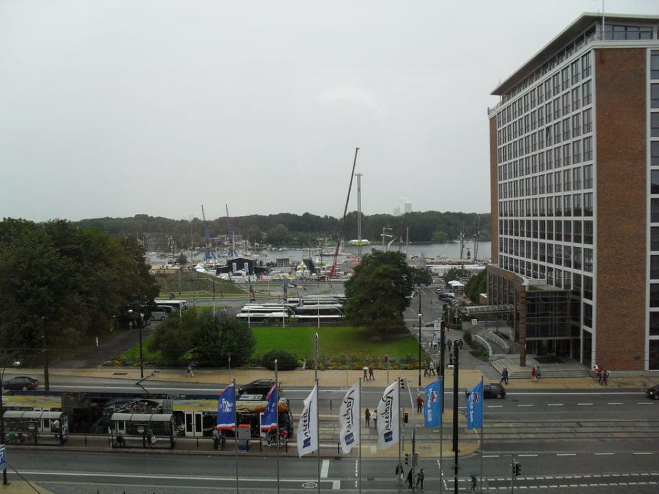 Ausblick aus unserem DZ ScanHotels City Rostock