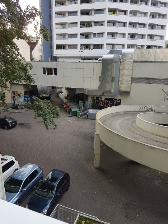 Ausblick Auto Parkhotel