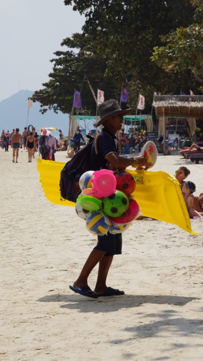 Strandverkäufer Samui Natien Resort