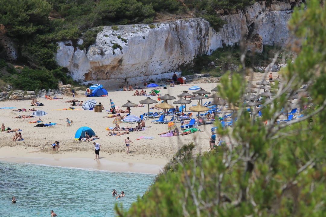 Bucht Cala Romantica blau punta reina