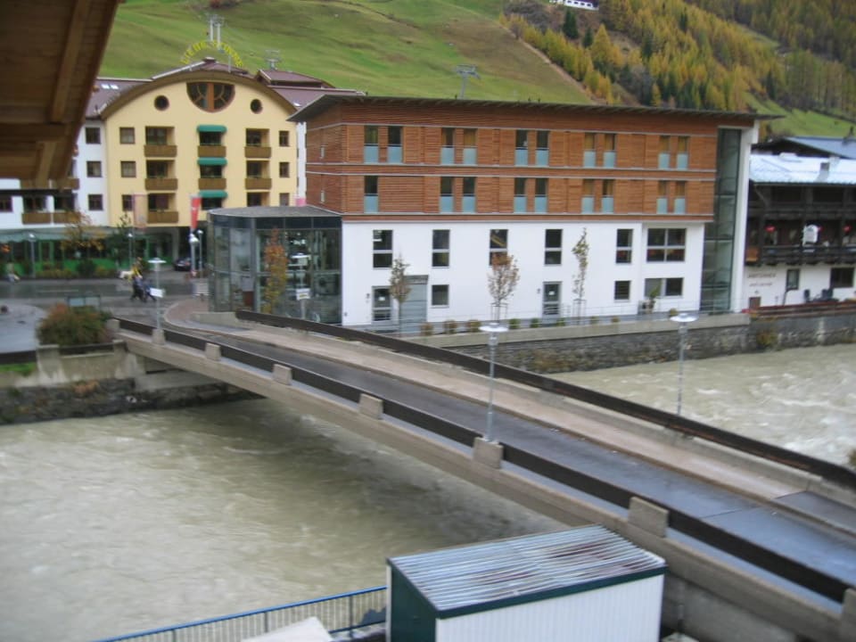 Ausblick vom EZ aufs Fire & Ice, 11/2005 Gästehaus Ulrich