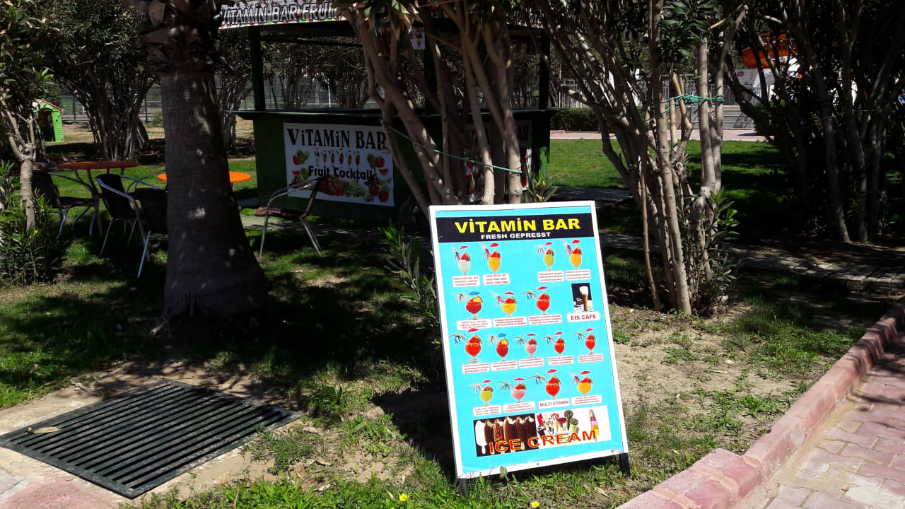 Die Vitaminbar im Garten Seher Kumköy Star Resort & Spa