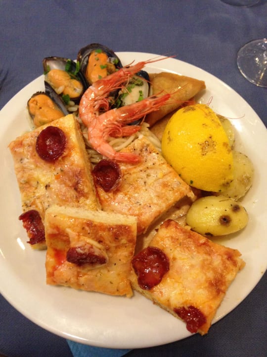 Essen das nicht wirklich gut schmeckte Monica Isabel Beach Club