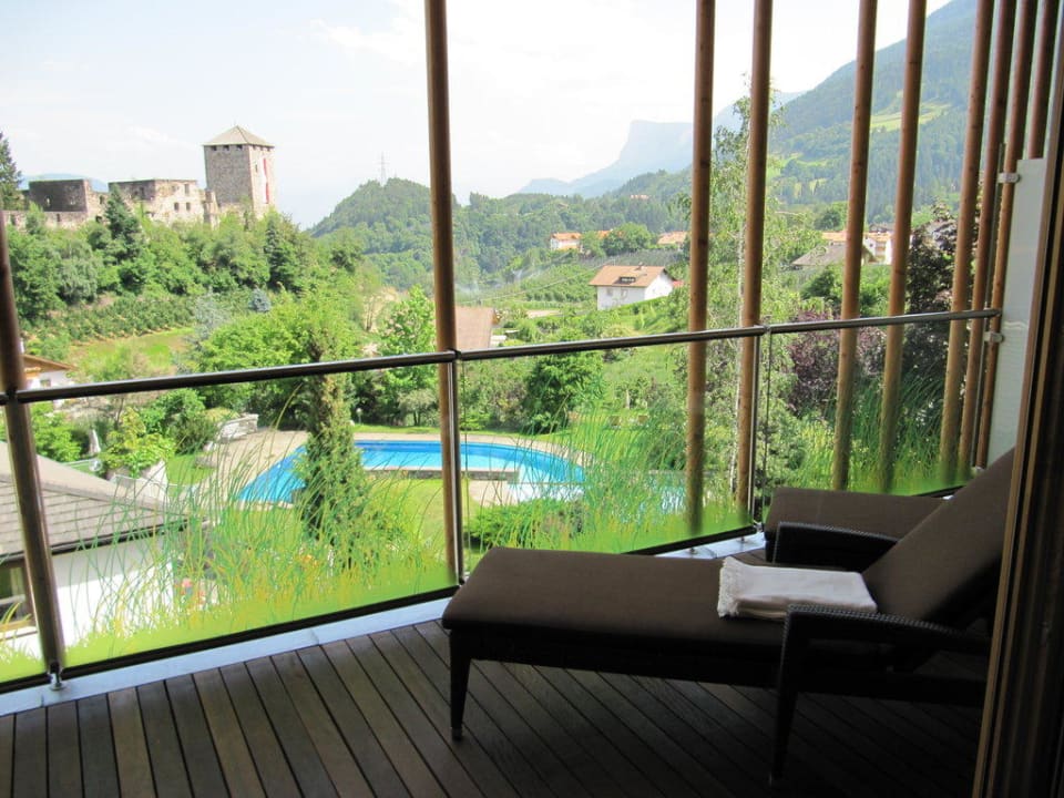 Aussicht aus Zimmer Hotel Der Waldhof