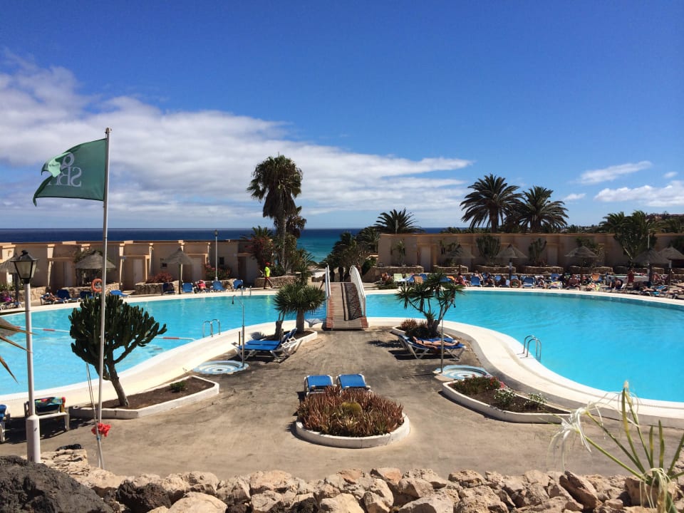 Blick auf den Atlantik von der Rezeption aus SBH Monica Beach Resort