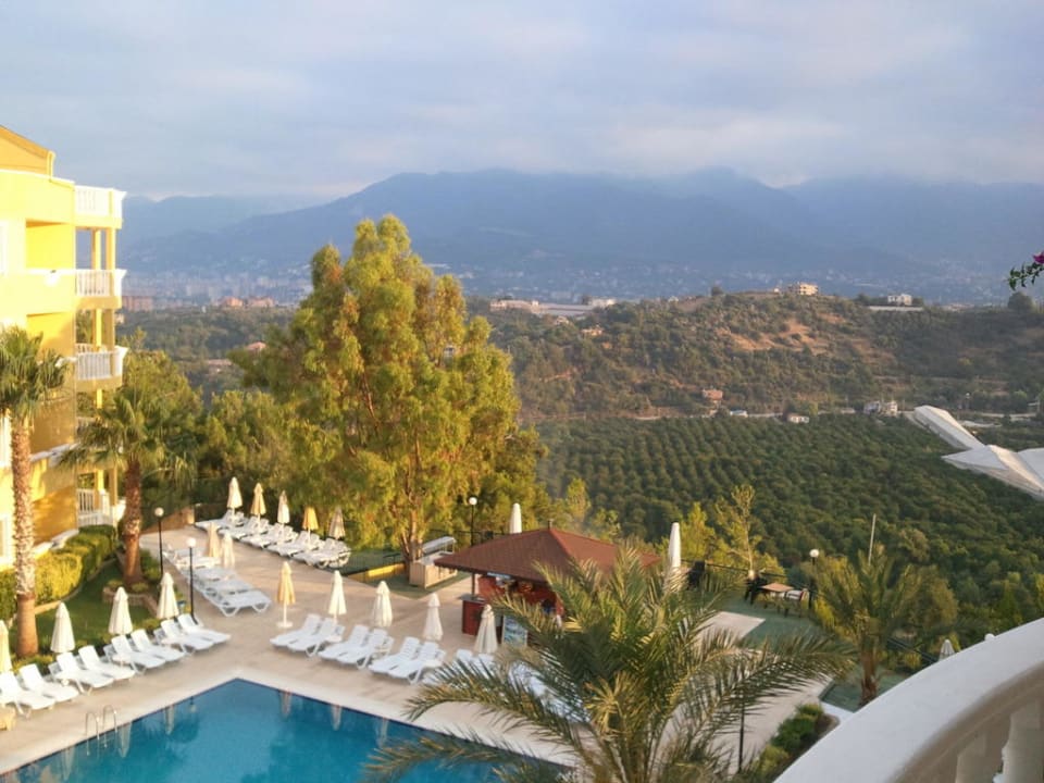 Blick aus unserem Zimmer Hotel Club Paradiso