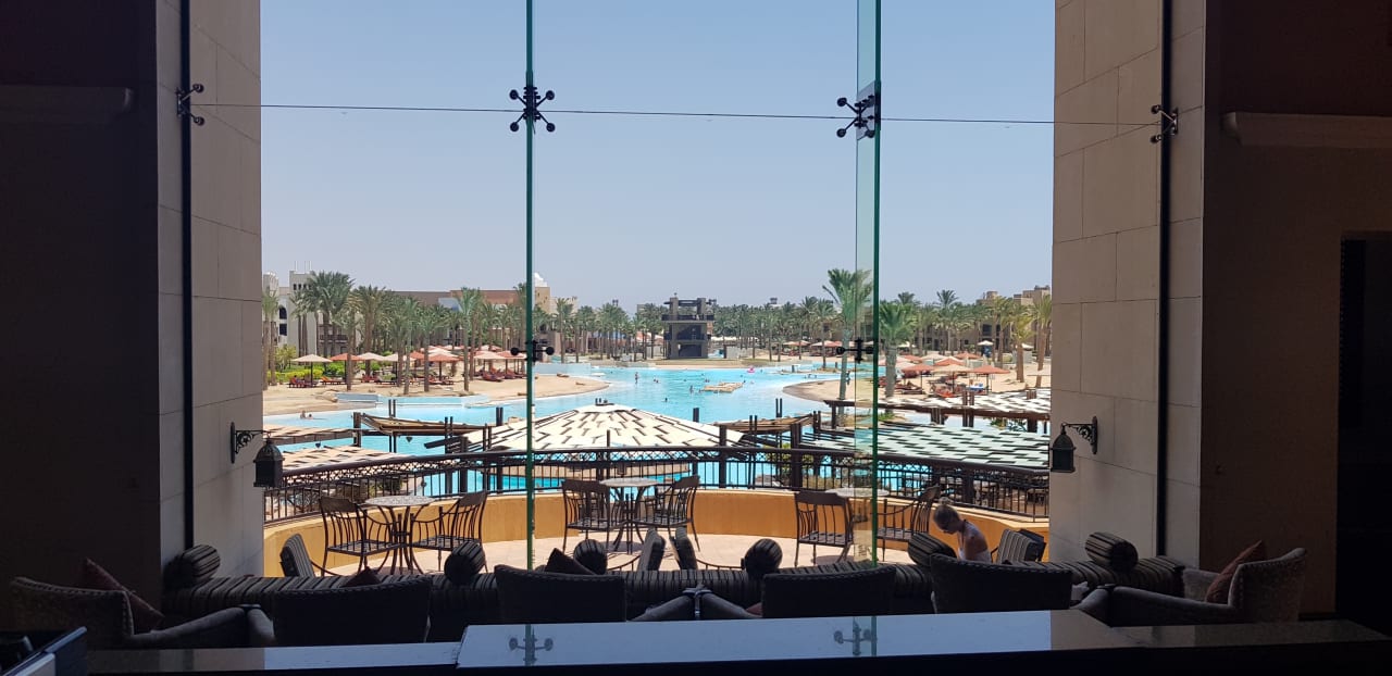 Ausblick Pickalbatros Palace Hotel-Port Ghalib