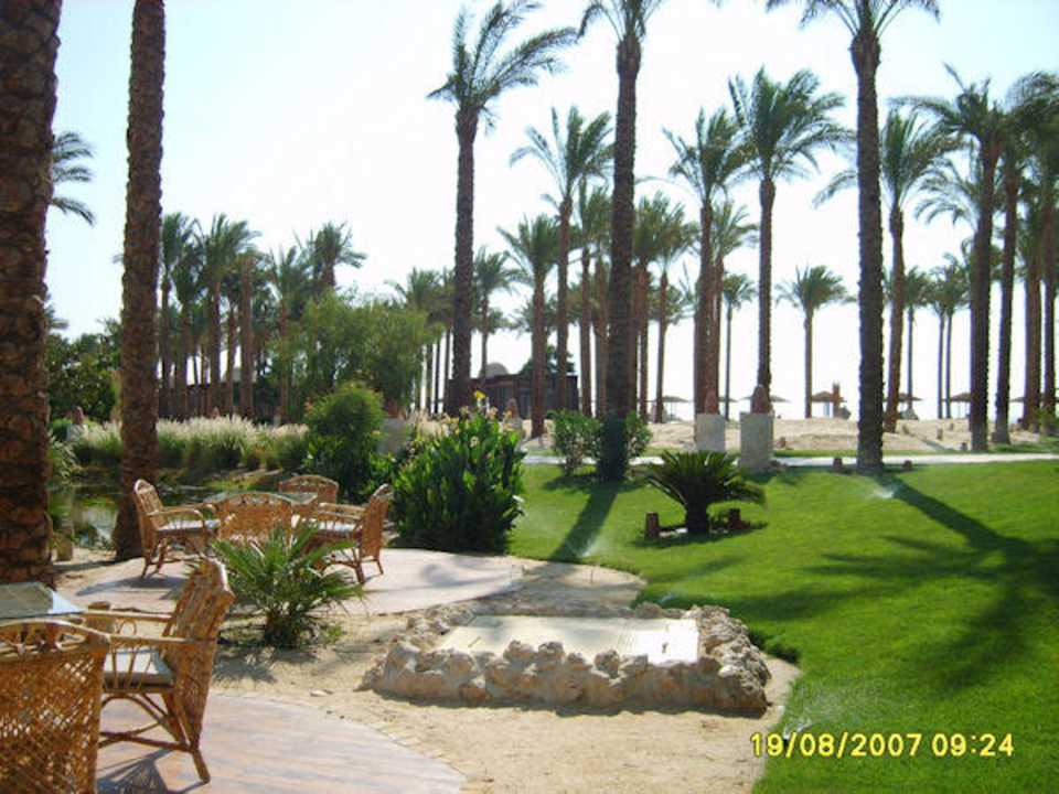 Ausblick vom Beachrestaurant Makadi Palace