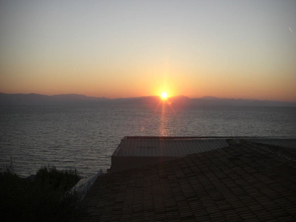 Aussicht vom Balkon Aeolos Beach Resort