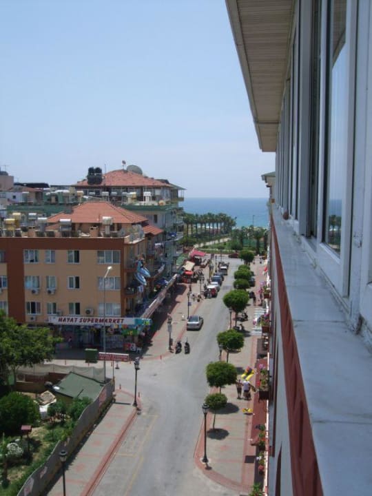 View to the beach Hotel Aslan City Kleopatra