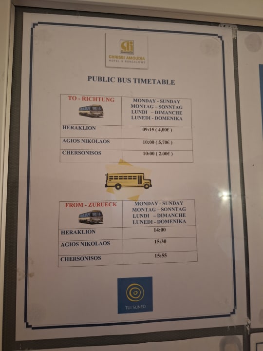 Sonstiges TUI SUNEO Chrissi Amoudia