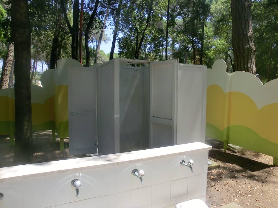 Teil des Camping-Sanitärs Etruria Camping Marina Di Castagneto Carducci