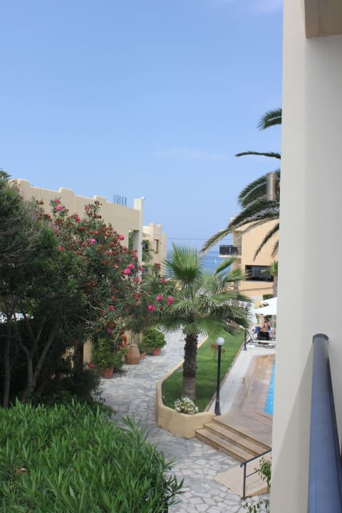 Blick vom Balkon Hotel Atlantis Beach