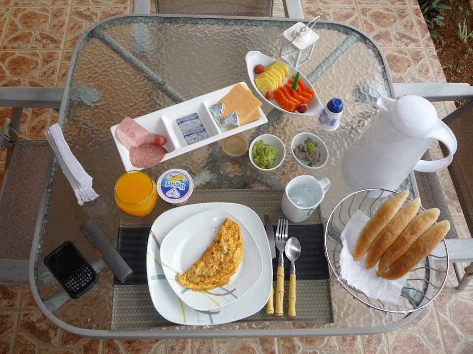 Mi desayuno de hoy Finca Buena Vista Las Lajas