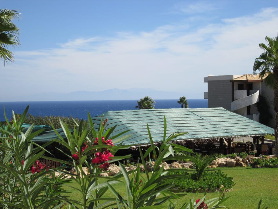 Blick vom Balkon Hotel Kalithea Horizon Royal