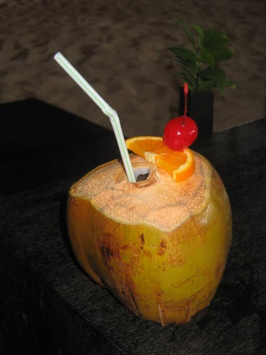 Willkommensdrink Mirihi Island Resort